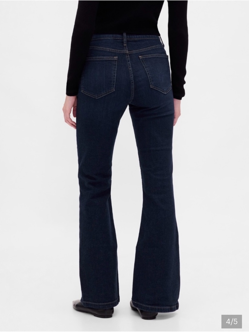 Gap 70’s Flare HighRise Dark Wash Jeans - Picture 3 of 6